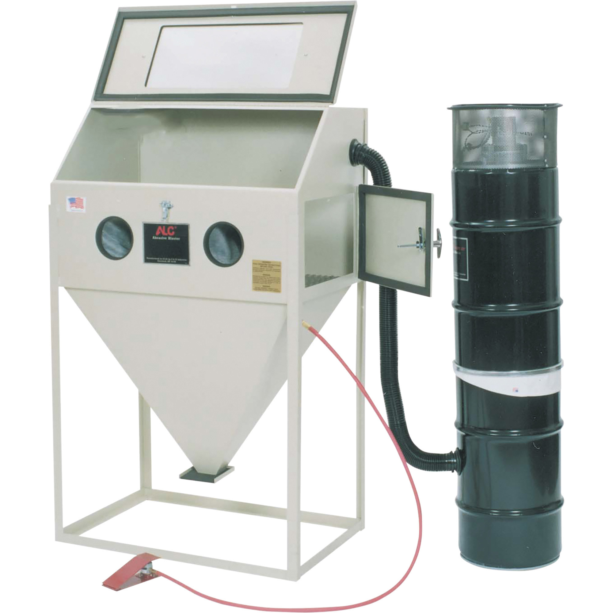 ALC Steel Abrasive Blasting Cabinet with LED Light Kit, 36in., Model# 40403L